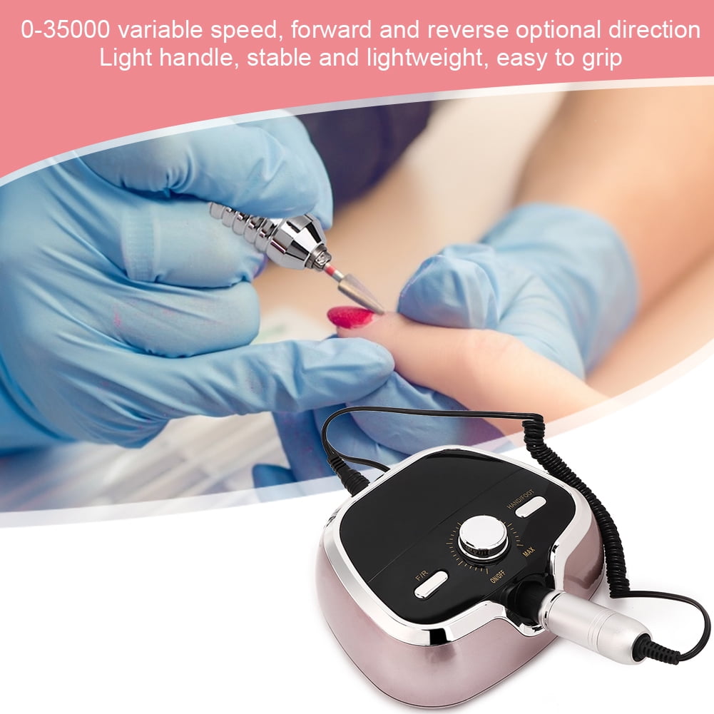 ACOUTO Electric Nail Drill Set, Nail Drill Manicure Filer Kit Pedicure Finger Toe Care Nails Repair Treatments Machine For Salon Or Home Use