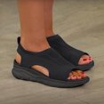 thumbnail image 1 of Novedad de verano, zapatos deportivos informales de fondo suave de malla tejida voladora, sandalias de boca de pez para mujer Wmkox8yii  nm5733, 1 of 4