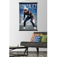 thumbnail image 4 of NFL New England Patriots - Christian Gonzalez 24 Wall Poster with Magnetic Frame, 22.375" x 34", 4 of 4