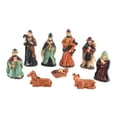 thumbnail image 4 of Juego de Figuras de Belén Navideño de 9 Piezas Decoración de Resina Perfecl, 4 of 8
