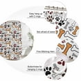 thumbnail image 3 of Dog Claws Bathroom Shower Curtains with 12 Hooks Polyester Waterproof Shower Curtain for Stalls and Bathtubs Pet Cat Cartoon Cute Animal Bone Pawprints Decorative Bathroom Curtain 36x72 Inches, 3 of 9