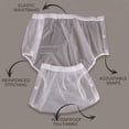 thumbnail image 2 of 3-Pack Adult Diaper Cover, Leakproof Waterproof TPU Incontinence Pull-Ups with Side Snaps, Reusable Washable Diapers for Men, Women, and Elderly Care, 2 of 5