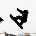 thumbnail image 1 of Snowboarding Silhouette Wall Decal by Wallmonkeys Peel and Stick Graphic (18 in H x 16 in W) WM80199, 1 of 4