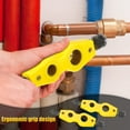 thumbnail image 4 of 4 Pieces Copper Pipe Cleaner 4 In 1 Copper Tubing Brush Pipe Cleans Inside Outside Thread Cleaner Plumber Brush Cleans Tool for Plumbing Installation Soldering Brazing, 4 of 14