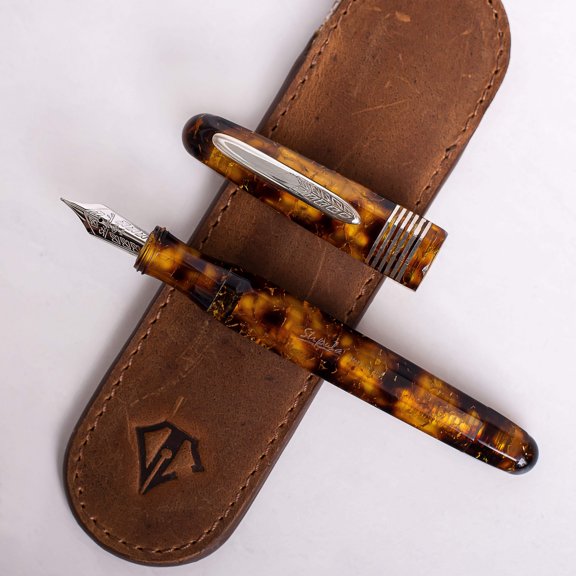 Stipula Etruria Faceted Miele Selvatico Fountain Pen