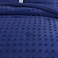 thumbnail image 4 of JML Tufted Design Jacquard Comforter Set Navy Queen 3 Piece, 4 of 5