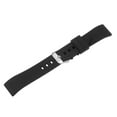 thumbnail image 3 of Uxcell Silicone Watch Band 24mm Soft Rubber Waterproof Watch Strap with Stainless Steel Buckle for Men Women, Black, 3 of 6