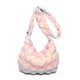 thumbnail image 3 of Bolso de hombro para mujer, de gran venta, versátil, sólido, plisado, de moda, nueva tendencia 2024, bolso cruzado con cremallera y hilo de coser suave, 3 of 5