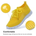 thumbnail image 4 of LUXUR Womens Trainer Shoes Lace Up Fitness Walking Running Jogging Gym Sneakers, 4 of 7