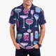 thumbnail image 1 of Fotbe Wine Glasses And Cocktails Camiseta Polo de Golf para Hombre con Estampado – Camisa Deportiva Transpirable con Cuello Abotonado-3X-Large, 1 of 6