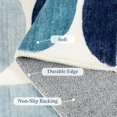 thumbnail image 6 of Bailu Bohemian Style Bedroom Rug 3x5 Soft Slim Kids Room Rug, Modern Washable Distressed Kids Rug Dining Room Kids Classroom Office Mulit Blue, 6 of 7