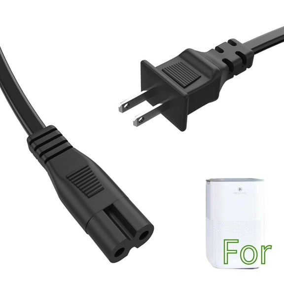 K-MAINS UL 6ft/1.8m AC Power Cord Cable Compatible With Medify MA-15 Air Purifier w/ H13 True HEPA Filter