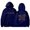 Navy, variant on Tanghaowl Women Sweatshirt Autumn Winter Reversible Printed Casual Hoodie with Two-Sided Design and Cozy Warm Material Purple XL