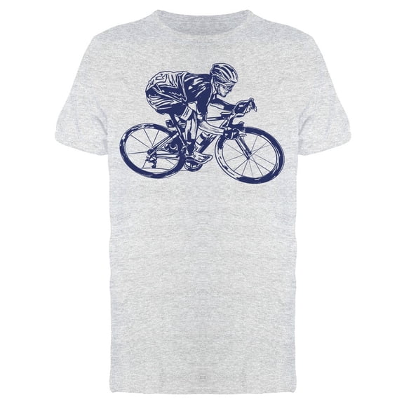 Bicyclist Rider Man Tee Men's -Image by Shutterstock
