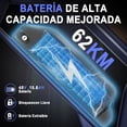 thumbnail image 4 of Bicicleta Eléctrica Honey Whale K6 Pro Azul, 4 of 8