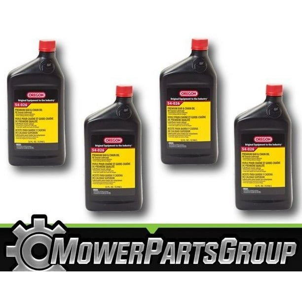 p042 (4) oregon chain saw bar & chain oil 1 quart 54026
