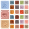 thumbnail image 3 of Miangastore 45pcs Handmade Labels PU Leather Labels Crochet Labels Clothing Labels with Holes, 3 of 8