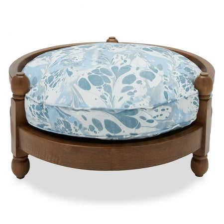 - Vintage Marble Wood Frame Pet Bed by Drew Barrymore Flower Home