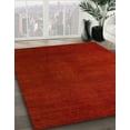 thumbnail image 2 of Ahgly Company Indoor Round Abstract Red Area Rugs, 3' Round, 2 of 2