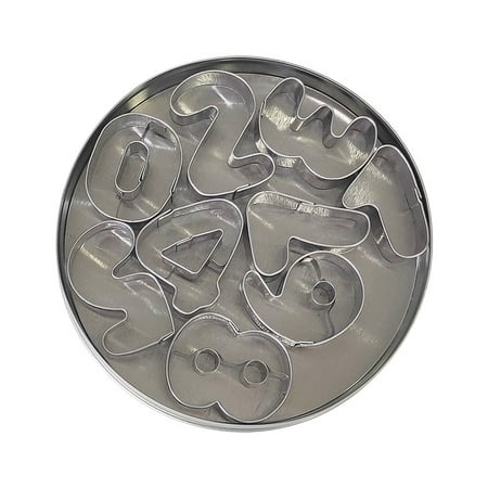 UPC: 0195158758153 | 10-Piece Numbers Fondant Cutter Set by Celebrate It™