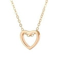 thumbnail image 2 of Openpig Heart Choker Necklace, Dainty Cute Initial Heart Pendant Necklace, Valentine's Day Heart Necklaces for Women, 2 of 2
