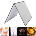 thumbnail image 4 of Photography Reflector Cardboard, Photography Cardboard 180 Degrees Folding 3 In 1 Multipurpose Environmentally Friendly  For Product And Food Photo Shooting Gold White Black,Silver, 4 of 8