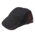 thumbnail image 1 of Gorra Visera Sombrero Hermoso Capucha Protección Hombre Invierno Verano Estilo 1-gris BLESIY Sombrero de vendedor de periódicos para hombre, 1 of 8