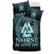 thumbnail image 4 of Juego de Cama Vikingo May The Norse Be With You Juego de Cama Vikingo Versión Cyan, 4 of 5