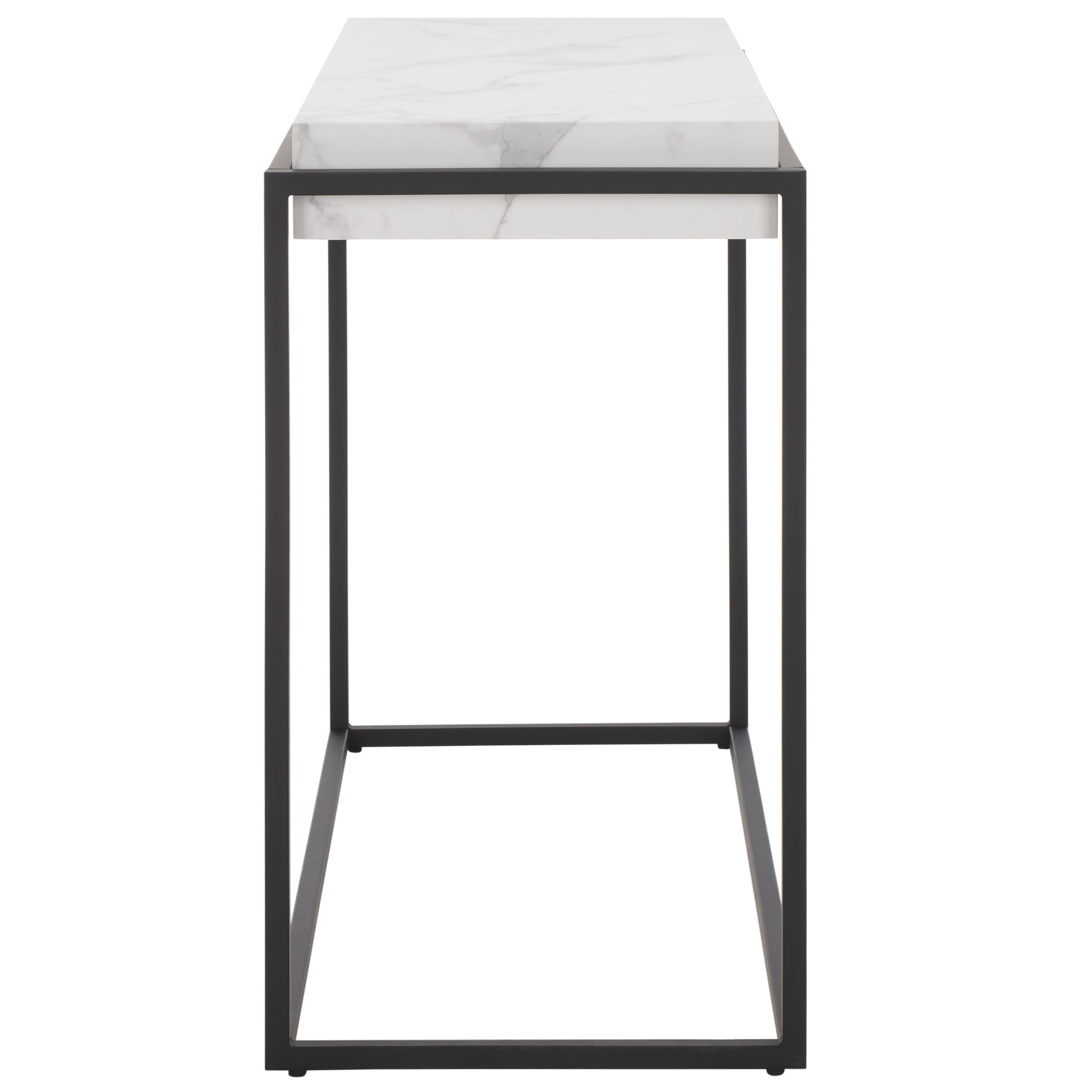 Safavieh Edgefield Modern Marble Console Table, White/Black