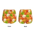 thumbnail image 3 of KLL Cartoon Pumpkins Pattern Shorts Women,Athletic Shorts High Waisted Running Shorts Pocket Sporty Short Gym Elastic Workout Shorts-Small, 3 of 7