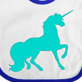 thumbnail image 4 of Inktastic Aqua Unicorn Boys or Girls Baby Bib, 4 of 4