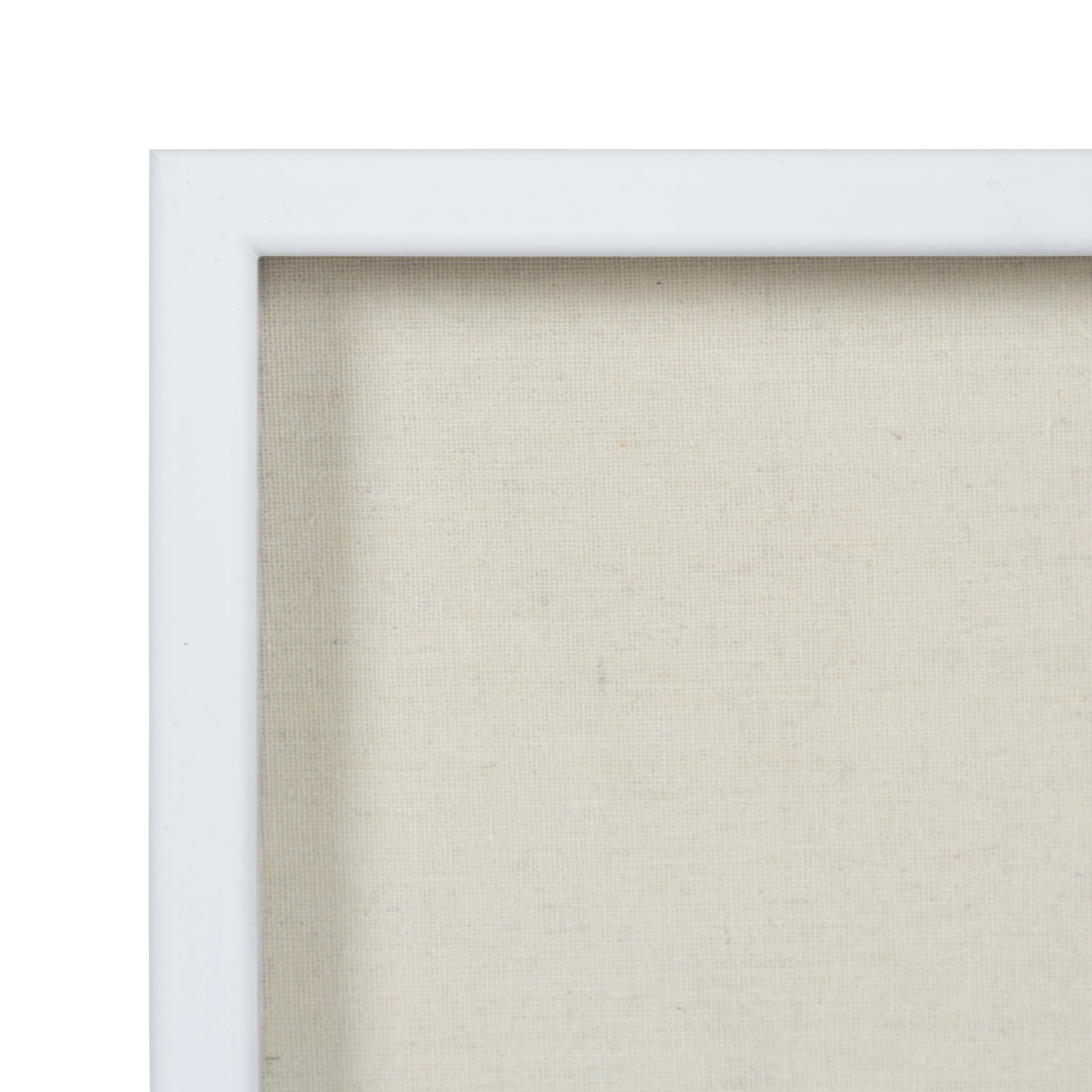 10" x 10" Memorabilia White Plastic Shadow Box, by Mainstays