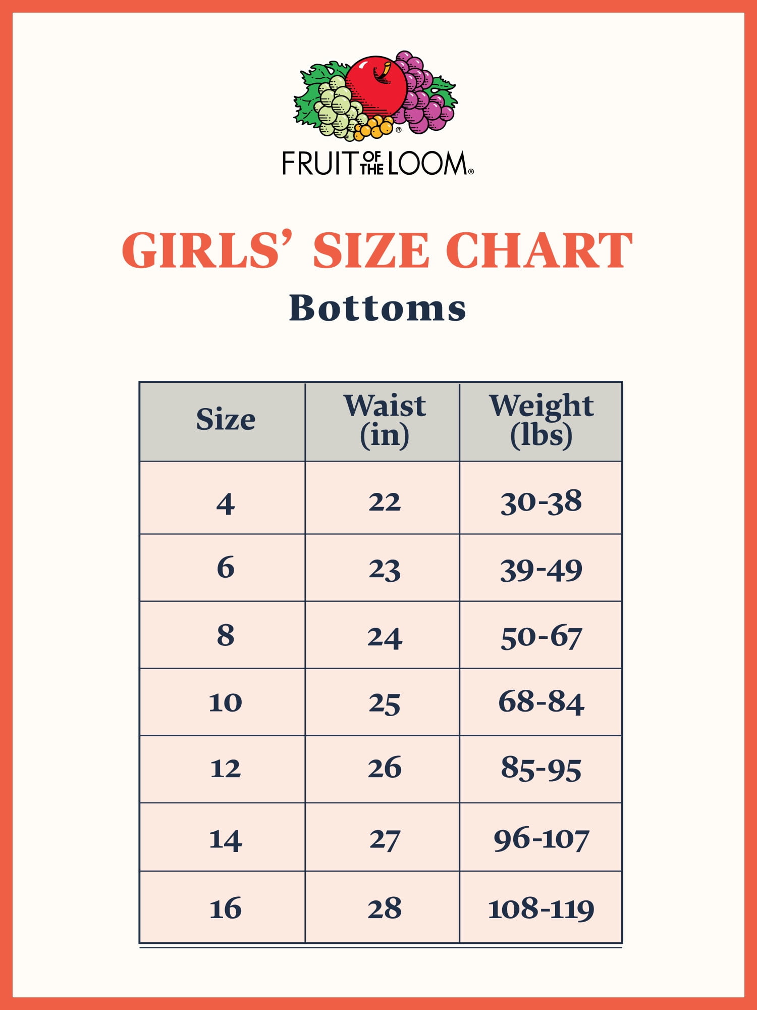 Fruit of the Loom Girls Assorted Cotton Brief Underwear, 14 Pack Panties  (Little Girls & Big Girls)