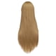 thumbnail image 2 of Peluca para cosplay, rubia, larga, recta, 80 cm, sintética, resistente al calor, 2 of 2