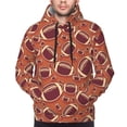 thumbnail image 2 of Bingfone American Football1 Men's Drawstring Hoodie Long Sleeve Pocket Sweatshirts-Medium, 2 of 6