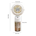 thumbnail image 3 of Ventilador nebulizador portátil 2 en 1 con ángulo ajustable, enfriador personal recargable para viajes, oficina y uso al aire libre, azul, verde, blanco, 3 of 6