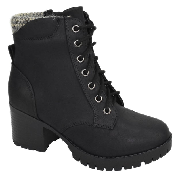 Soda Women's Boots - Vegan Synthetic Ankle Boots With 1.25 Inch Heel