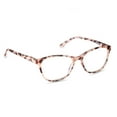 thumbnail image 5 of (2 pack) Equate Women's Blair Bluelight Cateye Reading Glasses with Case, Blush Tortoise, +1.25, 5 of 12