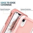 thumbnail image 2 of Nalacover For iPhone XR Slim Case,Luxury Hybrid Hard PC and TPU Rugged Bumper 3-In-1 Rotatable Magnetic Ring Kickstand Four Corner Guard Shockproof Anti-Scratch Back Phone Cover, Rosegold, 2 of 7
