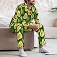 thumbnail image 6 of KLL Avocado Sleepwear Mens Flannel Pajamas,Long Cotton Pj Set, 6 of 7