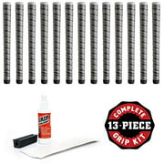 Winn Dri-Tac Wrap Oversize +1/8" - 13 pc Golf Grip Kit (with Tape, Solvent, Vise clamp)