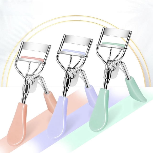 Dispositivo de rizado de pestañas de maquillaje de color cromado A4, dispositivo auxiliar para pestañas postizas, herramienta de maquillaje de gran angular de belleza