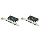 thumbnail image 1 of 2X Tarjeta de Expansión PCI-e USB 3.0 de 4 Puertos Adaptador de Concentrador PCI Express PCIe USB 3.0 Extensor de Controlador Vertical de 5 Gbps con Alimentación, 1 of 7