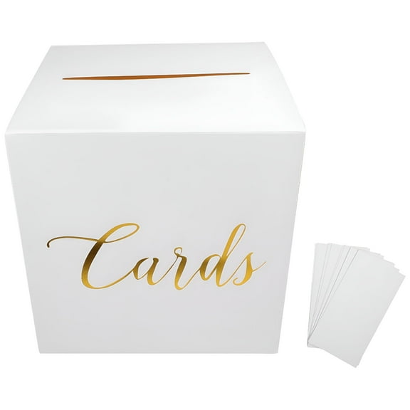 ACDANC 1 set of Wedding Reception Card Collecting Box Paper Box Wedding Card Storage Box