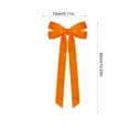 thumbnail image 3 of Lilixerw Orange Christmas Bow Decor for Tree Wreath Wall Festive Holiday Seasonal Bright Charming Classic Warm Elegant Lovely Cheerful Decoration, 3 of 6