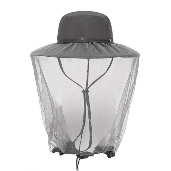 UPF 50  Mosquito Net Hat with Hidden Netting for Hiking