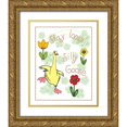 thumbnail image 1 of Murdock, Ramona 12x14 Gold Ornate Wood Framed with Double Matting Museum Art Print Titled - Stay Loose Silly Goose, 1 of 4