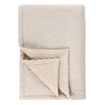 thumbnail image 2 of Superior Aswan Cotton Chevron Woven Coverlet, Throw, Beige, 2 of 9