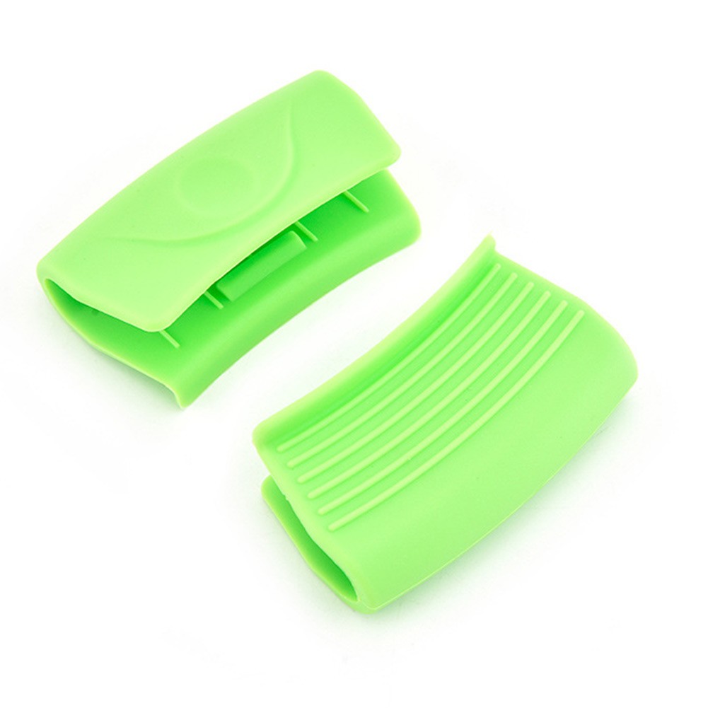 2X Silicone Pot Handle Grip Heat Resistant Cookware Handle Covers