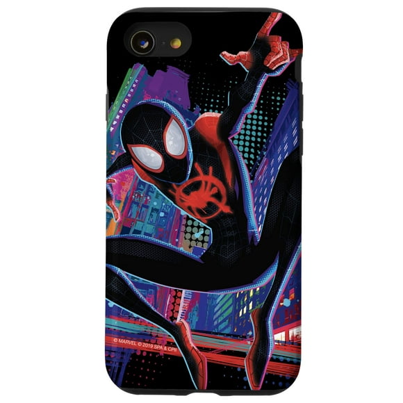 Funda para iPhone SE 2020 de Marvel Spider-Man Miles Morales